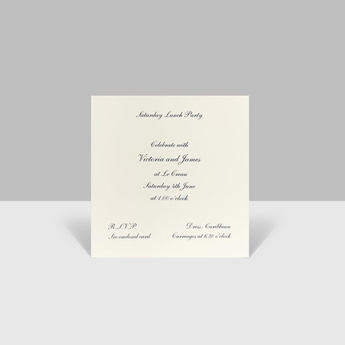 Evening (reception) Invitation