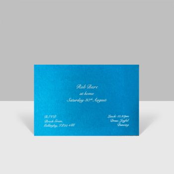 Small Coloured Invitation